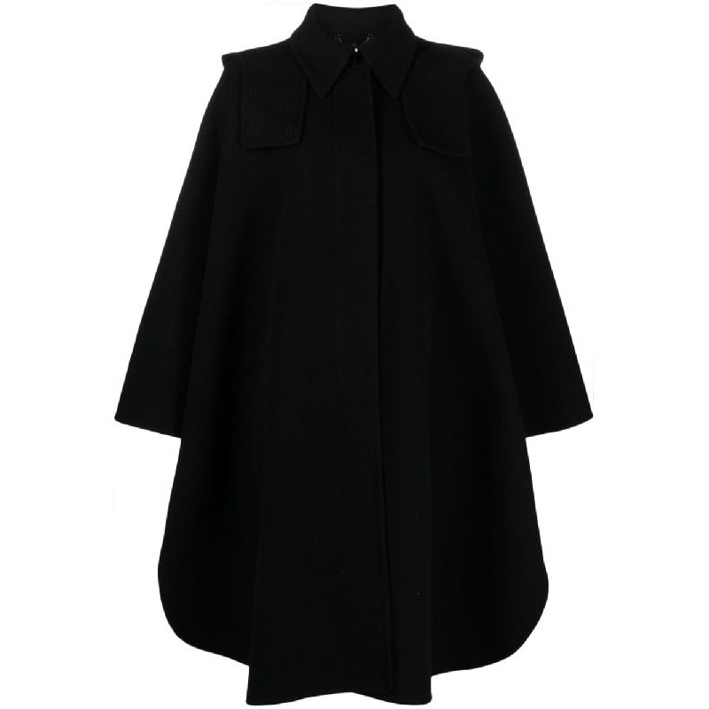 Wool Cashmere Cape Coat|XS/S