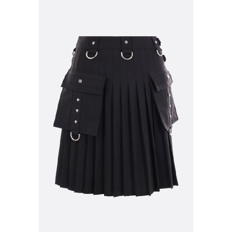 4g Pleats Cargo Skirt|36