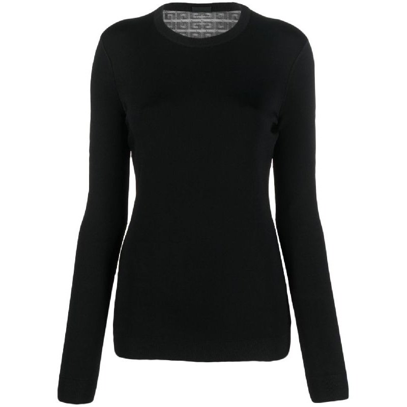 Back Lace Panel Stretch Knit|M