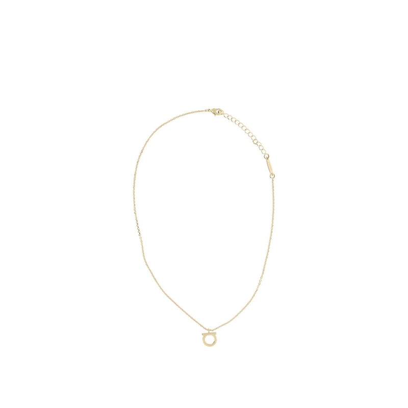 Ferragamo Gold Necklaces|OS