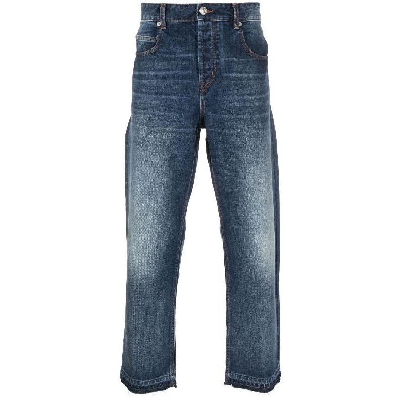 Jelden Back Logo Patch Denim Pants