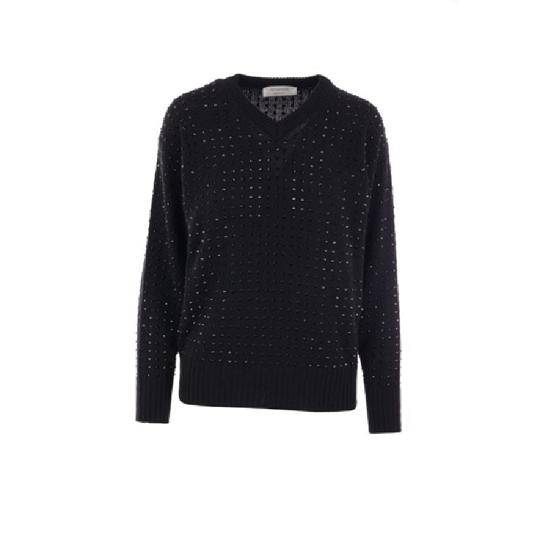 Uta Wool Blend V-Neck Knit|XS