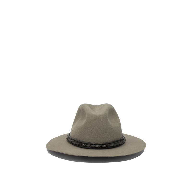 Brunello Cucinelli Beige Fedora