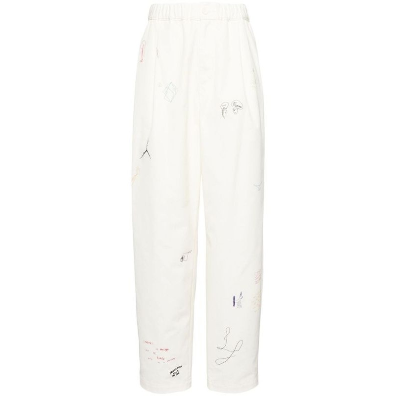 Graphic Printing Cotton Pants|3