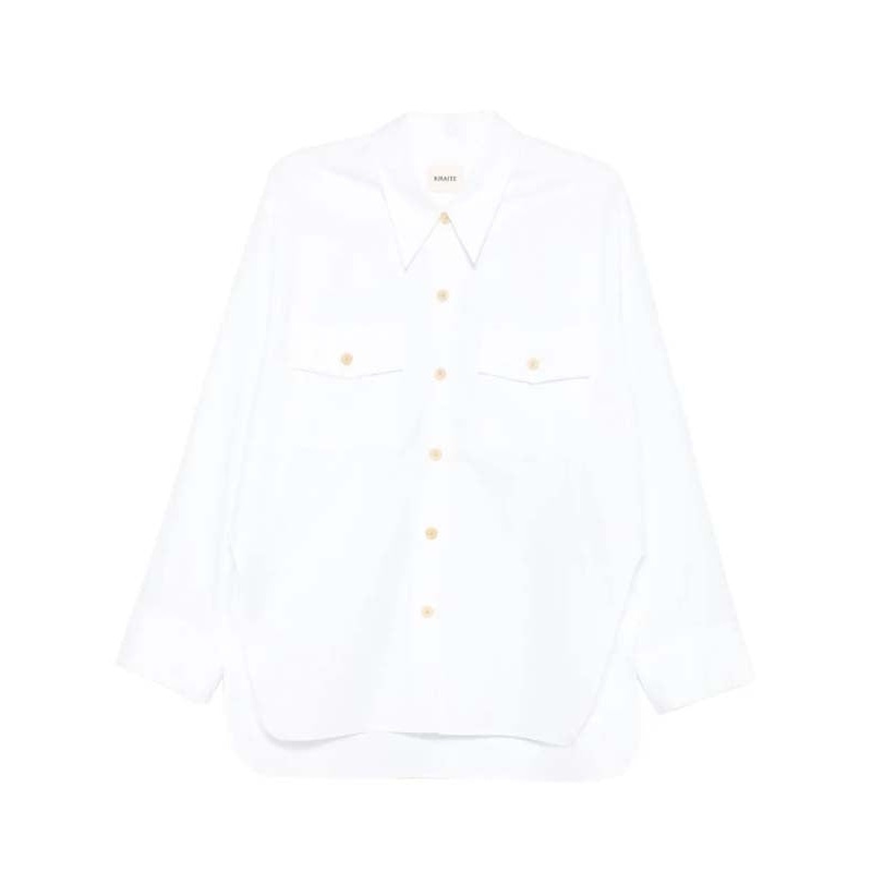 Khaite White Shirts & Blouses|M|S