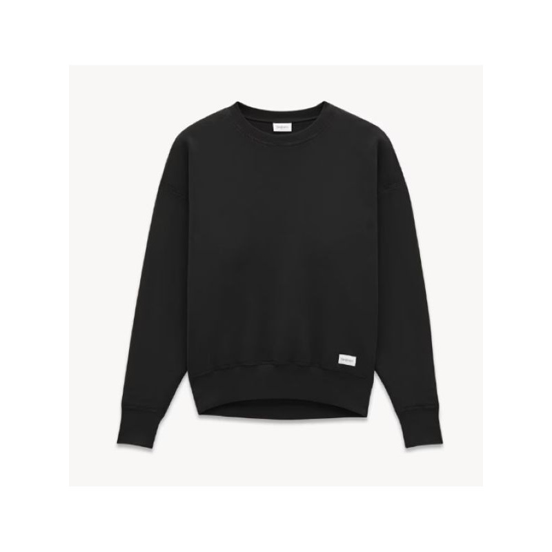 Logo Patch Cotton Sweatshirt|S