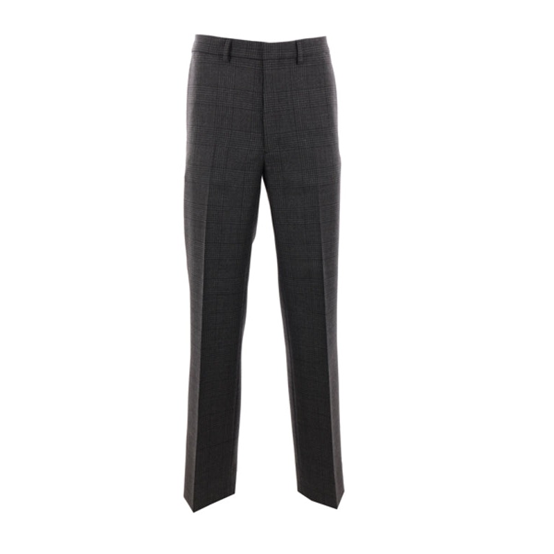 Check Pattern Wool Pants|48|50
