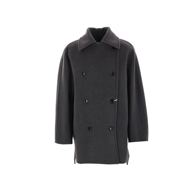 Wool Cashmere Double Coat|42