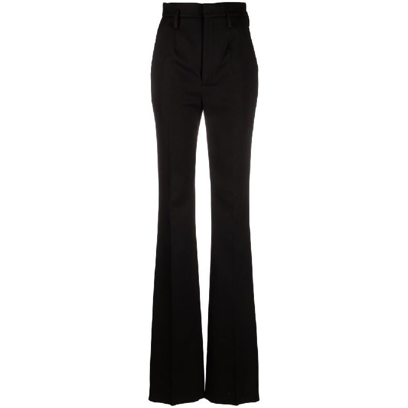High Waist Wool Pants|40