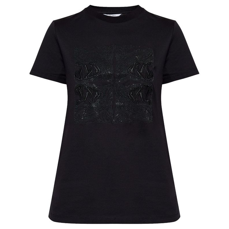 Rhinestone Logo Short Sleeve
  T-Shirt