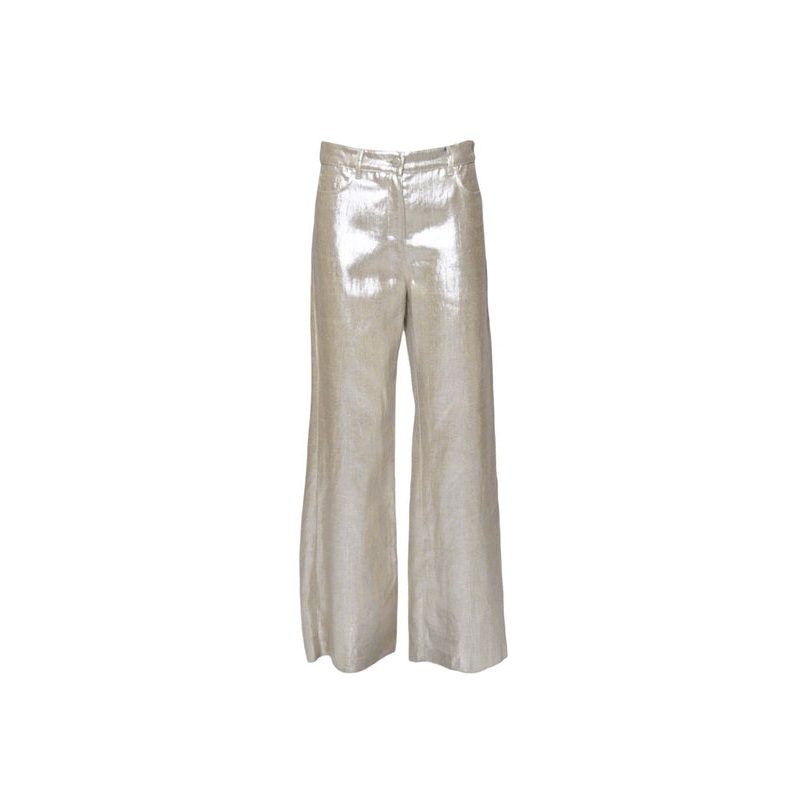 S Max Mara Gold Trousers|46
