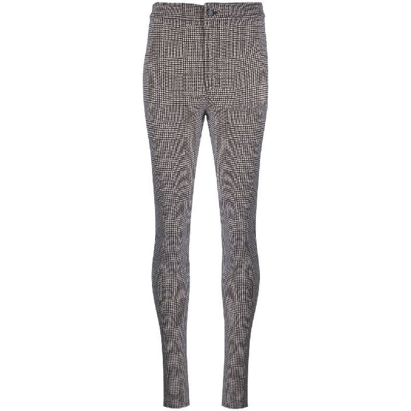 Check Jersey Slim Fit Pants|38