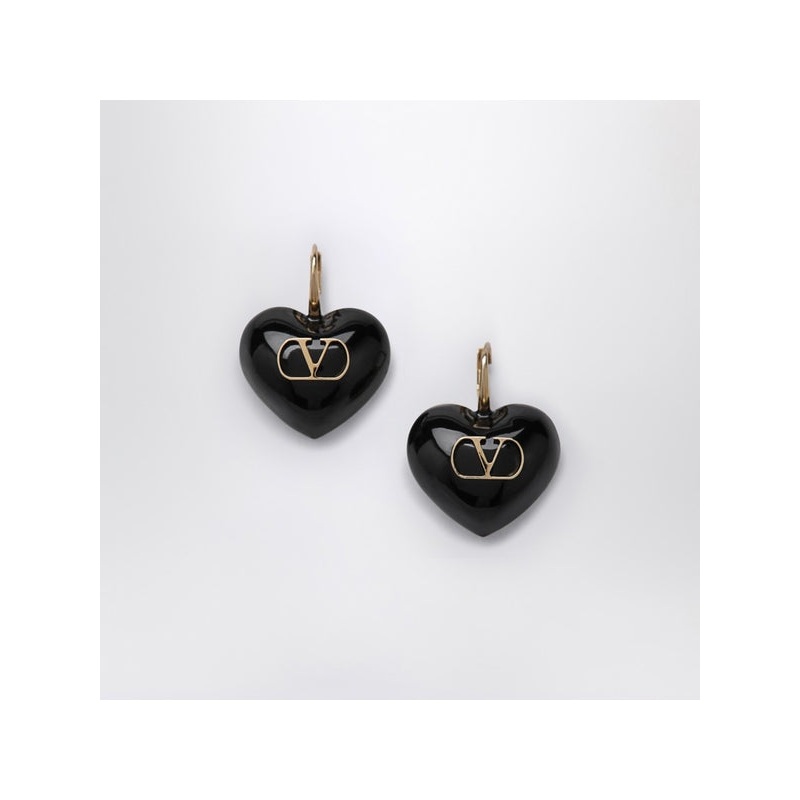 Valentino Black Earrings|OS