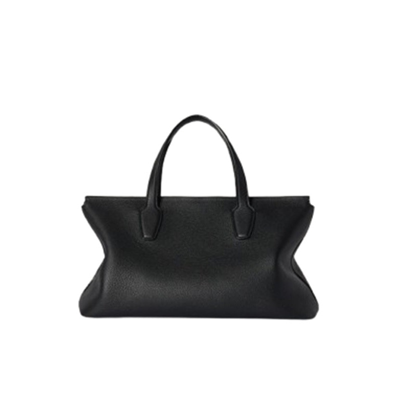 Marcel Black Leather Tote Bag|OS