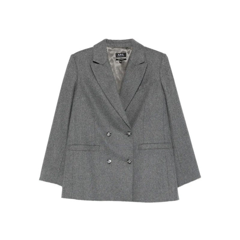 A.P.C. Grey Tailored Jackets|FR 36