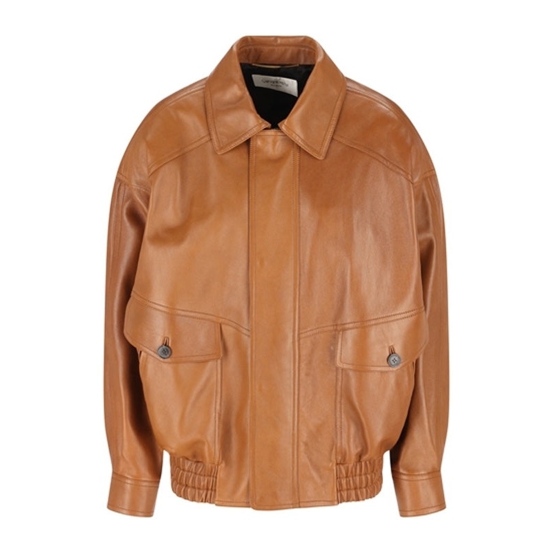 Brown Leather Jacket|38