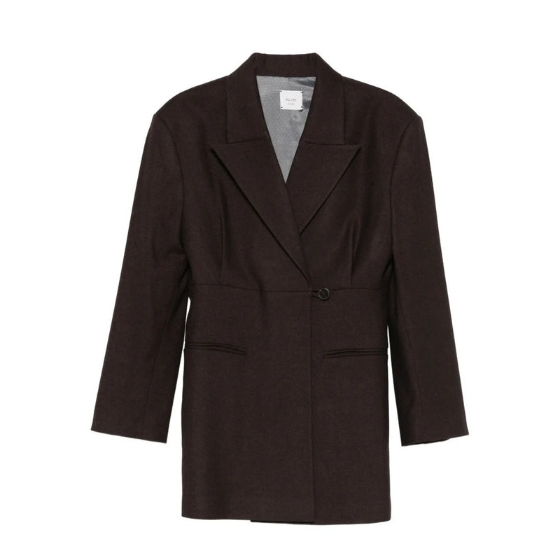 Alysi Burgundy Tailored Jackets