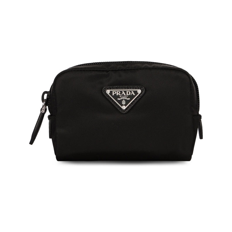 Triangle Logo Re-Nylon Beauty Pouch