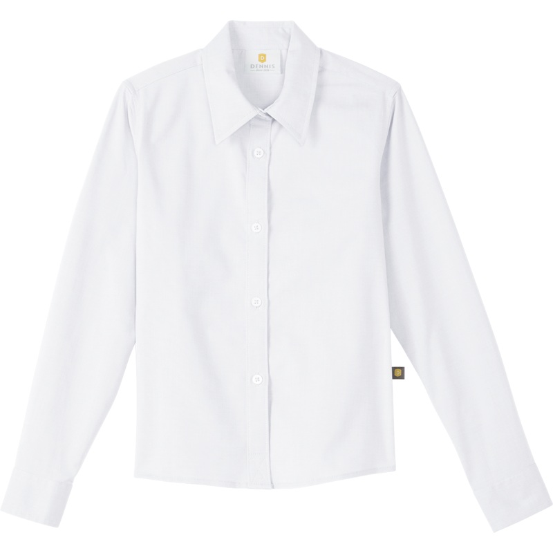 Feminine Fit Long Sleeve Oxford Shirt