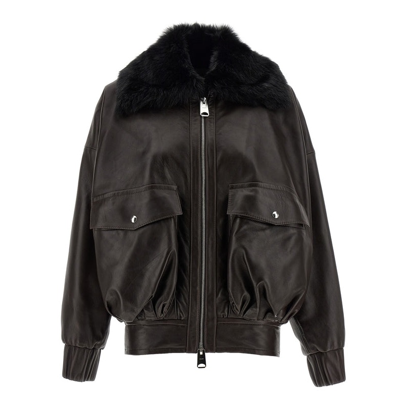 Khaite Brown Jackets|XS