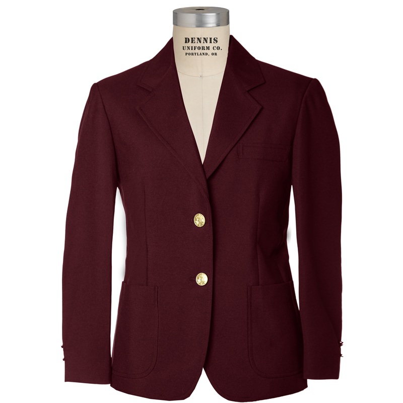 Gabardine Blazer|128 – Burgundy|Big Kids – G4 Girls  Size 4|Big Kids – G6 Girls  Size 6|Big Kids – G8 Girls  Size 8|Big Kids – G10 Girls  Size 10|Big Kids – G12 Girls  Size 12|Big Kids – G14 Girls  Size 14|Big Kids – G16 Girls  Size 16|Big Kids – G18 Girl