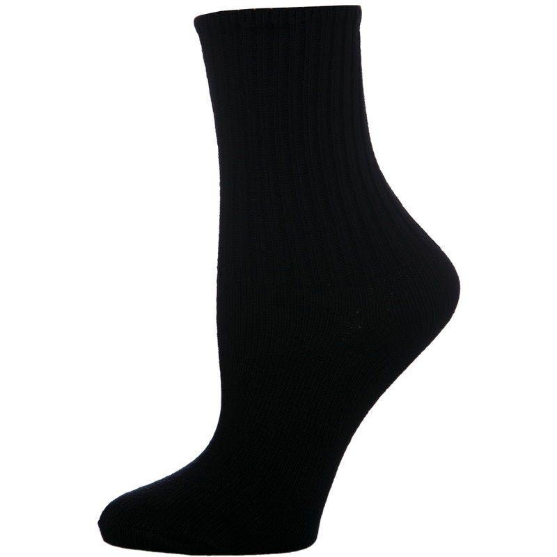 Ribbed Crew Socks  3 Pack|007 – Black|Adult Unisex – M Medium|Adult Unisex – L Large|Adult Unisex – XL Extra Large|Adult Unisex – S Small