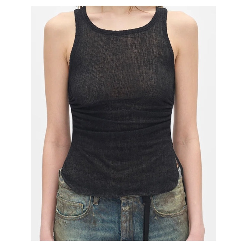 Ann Demeulemeester Black Sleeveless