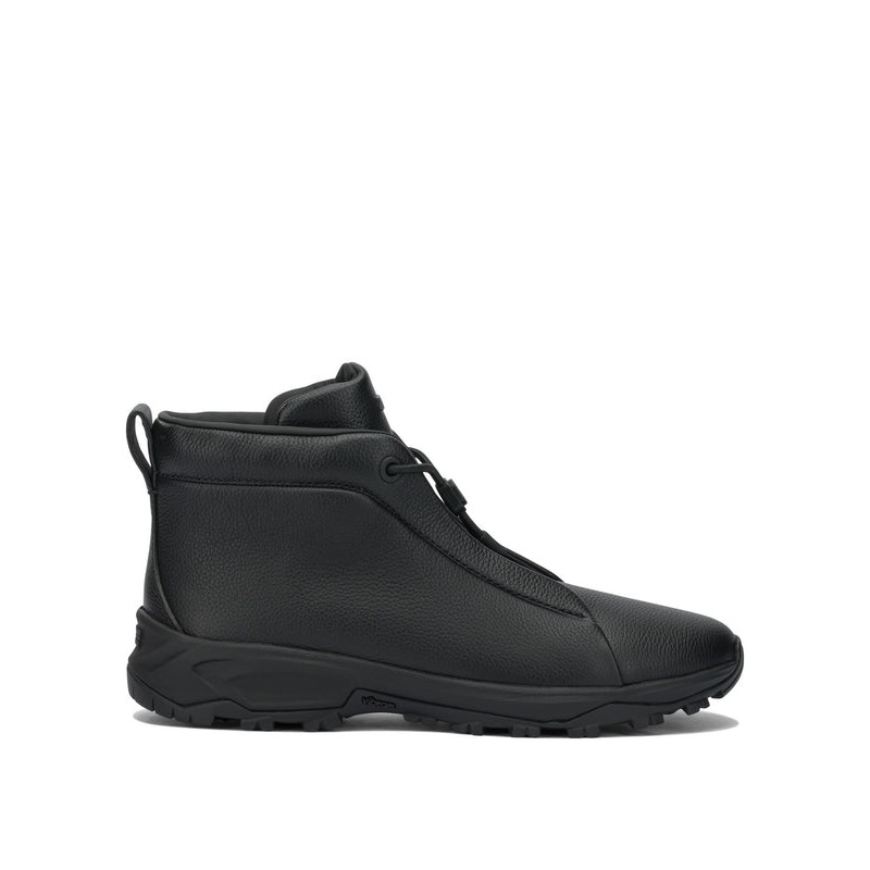 Z Zegna Black High Top Sneakers