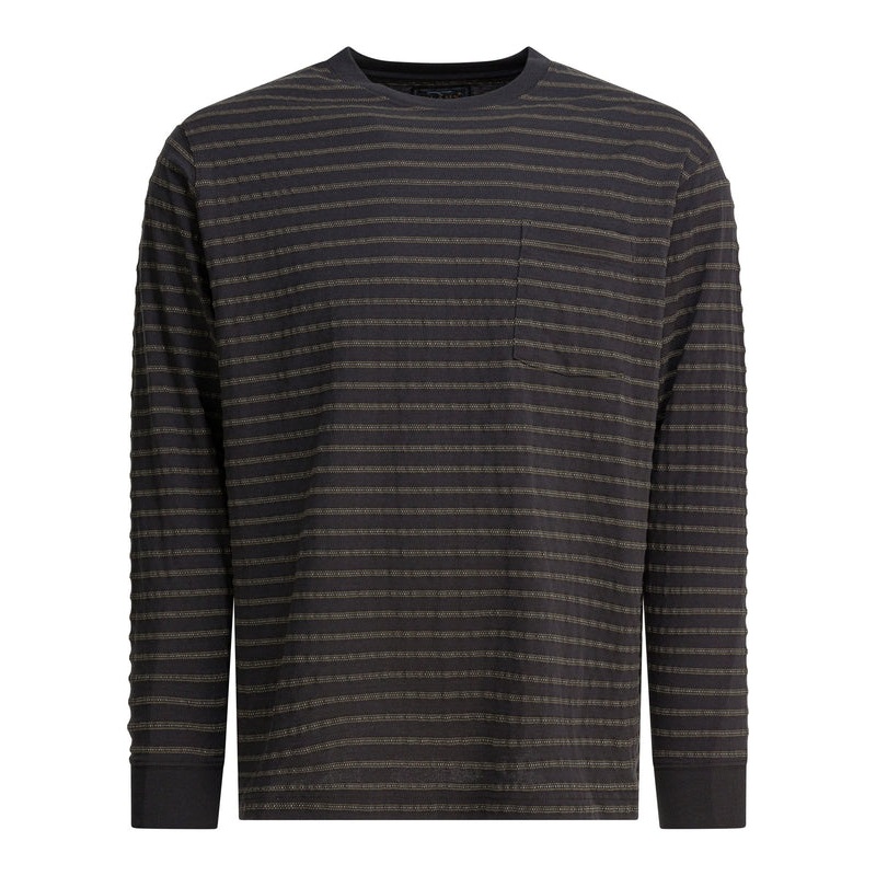 Beams + Grey Striped Long Sleeve