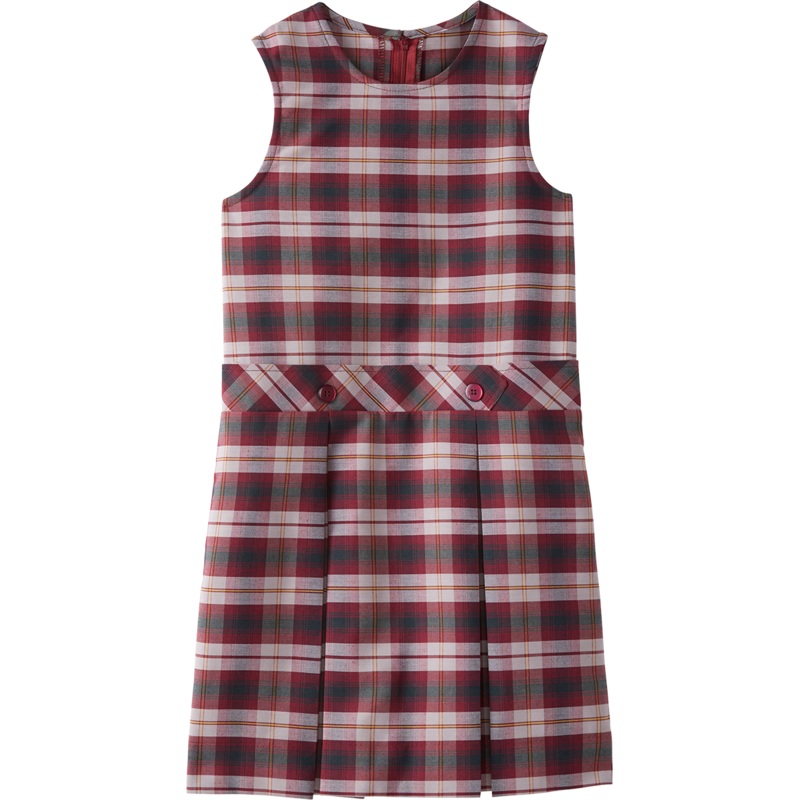 Drop Waist Pleat Jumper|032 – 78 Plaid|Youth – G3 Girls  Size 3|Youth – G4 Girls  Size 4|Youth – G5 Girls  Size 5|Youth – G6 Girls  Size 6|Youth – G7 Girls  Size 7|Youth – G8 Girls  Size 8|Youth – G10 Girls  Size 10|Youth – G12 Girls  Size 12|Youth – G14