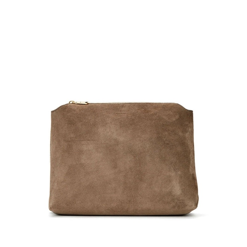 Khaite Brown Clutch Bags|OS