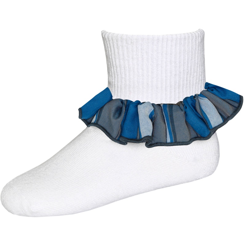 Ruffle Ankle Socks|300 – Grant Plaid|Size Range – S Small|Size Range – M Medium|Size Range – L Large|Size Range – XL Extra Large