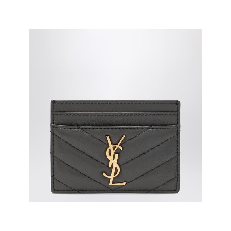 Saint Laurent Grey Card Holders
