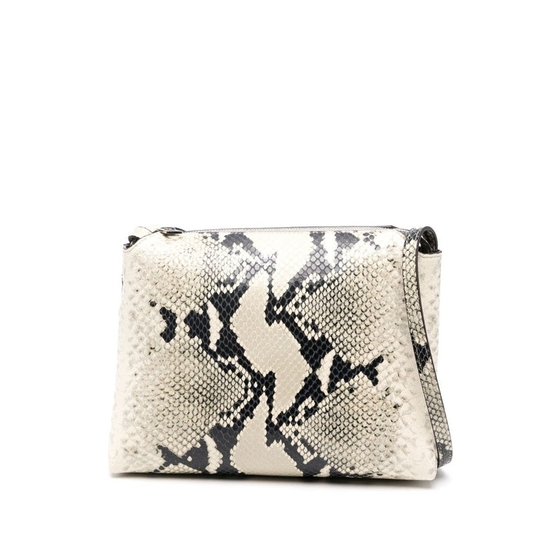 Khaite Beige Animal Pattern Crossbody & Shoulder Bags