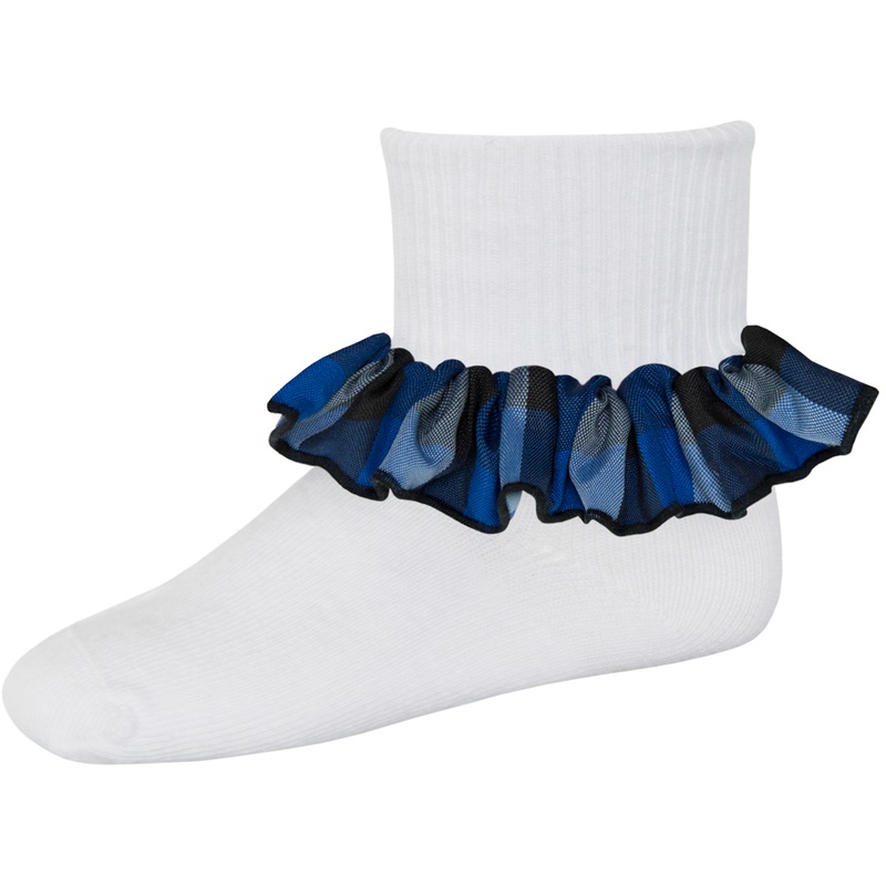 Ruffle Ankle Socks|325 – Hastings Plaid|Size Range – S Small|Size Range – M Medium|Size Range – L Large|Size Range – XL Extra Large
