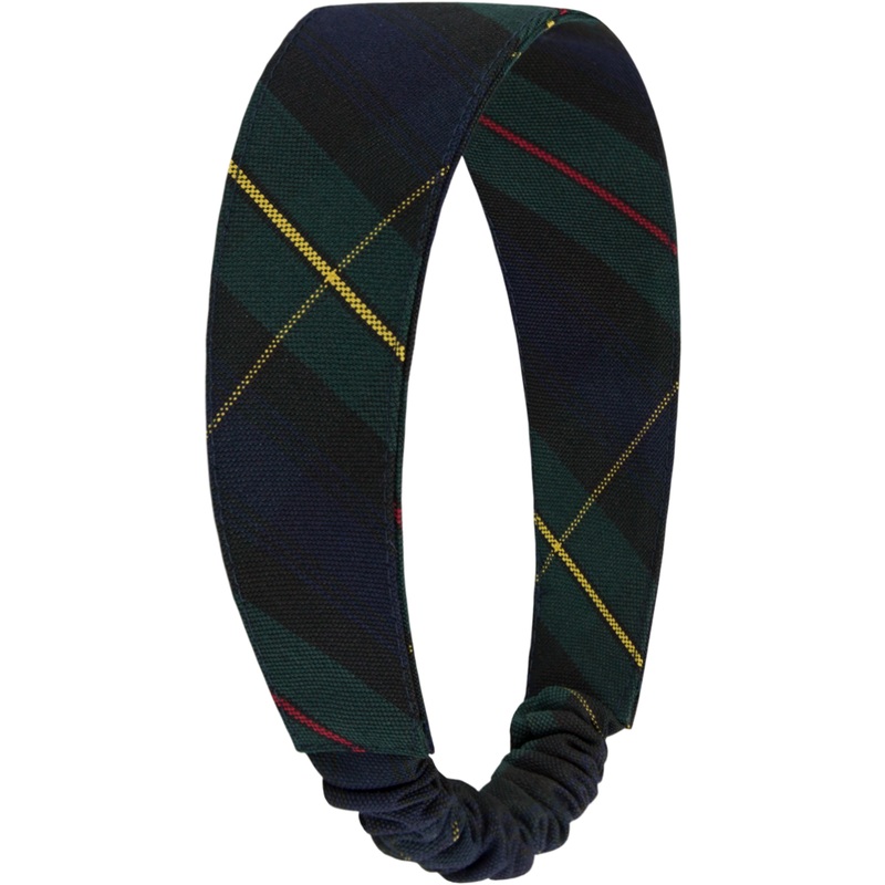 Elastic Back Headband|180 – Belair Plaid