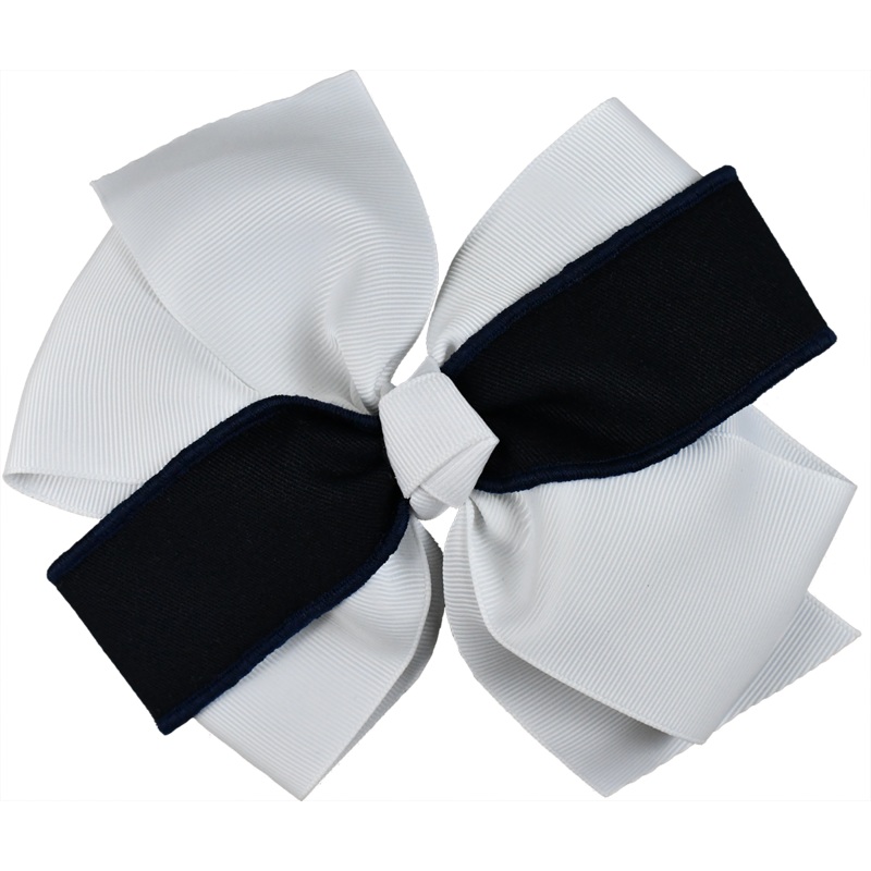 Large Four Loop Bow|067 – Navy
