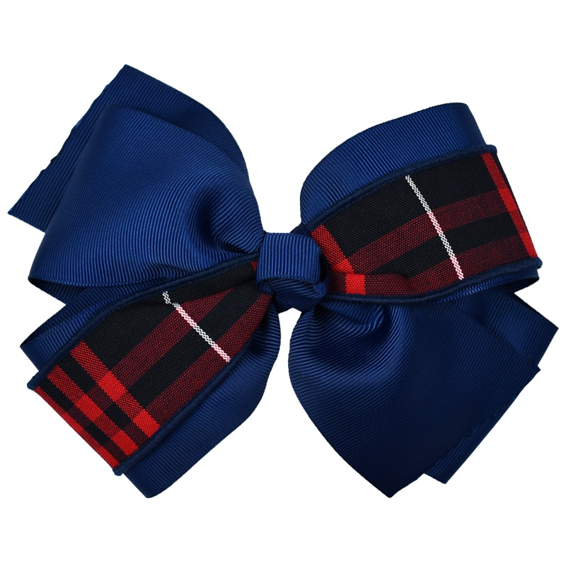Large Four Loop Bow|310 – Hamilton Plaid