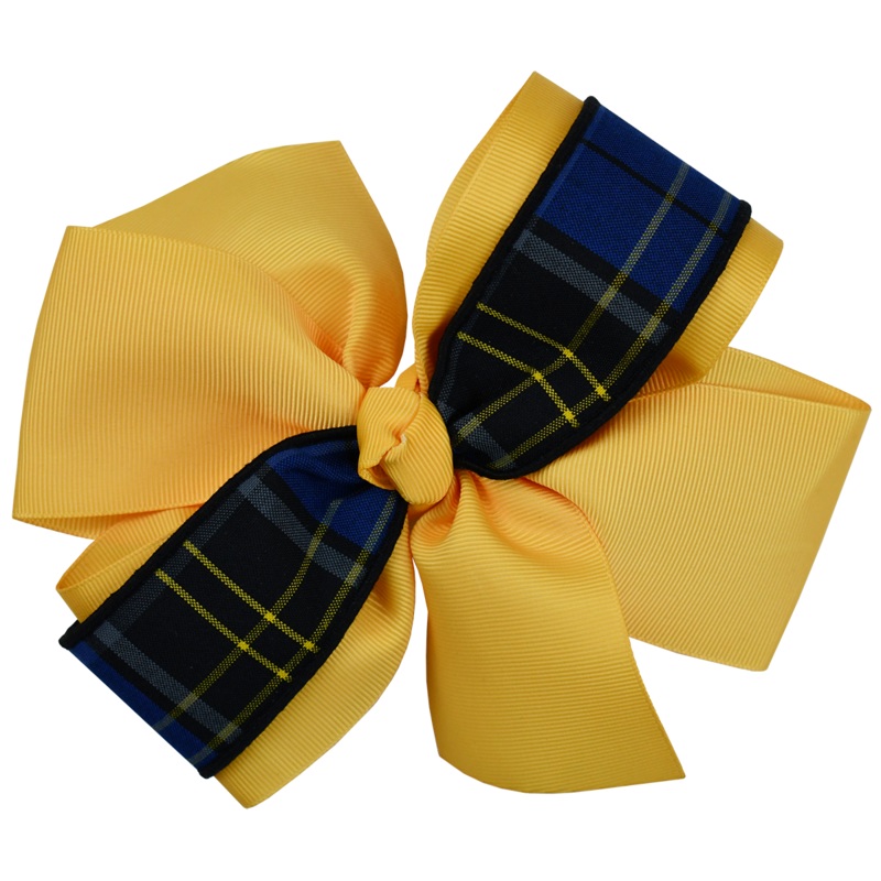 Large Four Loop Bow|460 – Mayfair Plaid