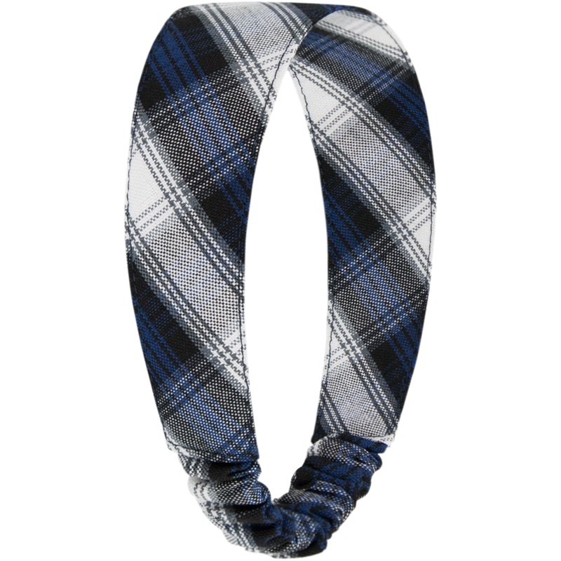 Elastic Back Headband|150 – AA Plaid