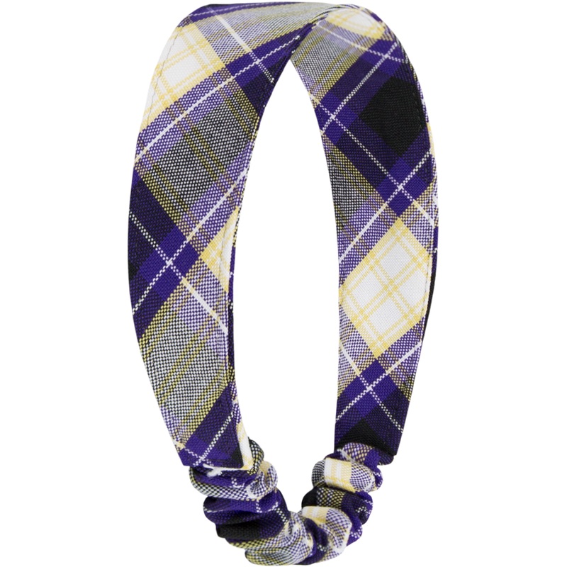 Elastic Back Headband|168 – Fremont Plaid