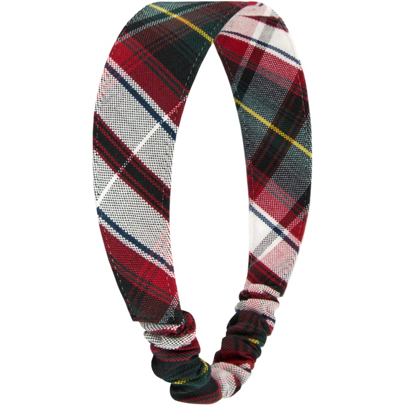 Elastic Back Headband|195 – Bruce Plaid