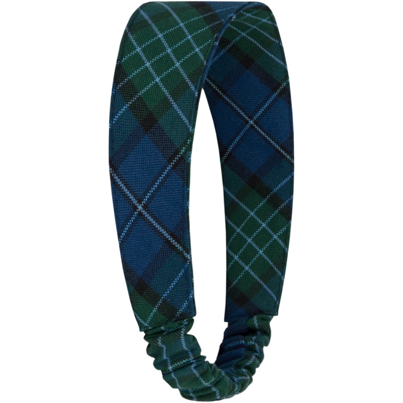 Elastic Back Headband|335 – Kirk Plaid