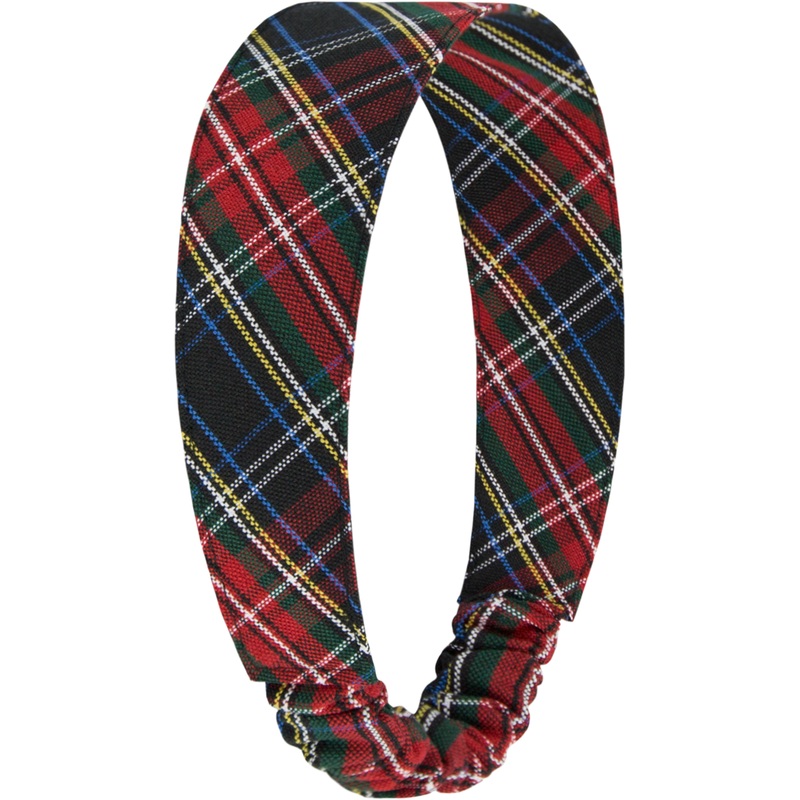 Elastic Back Headband|420 – Macbeth Plaid