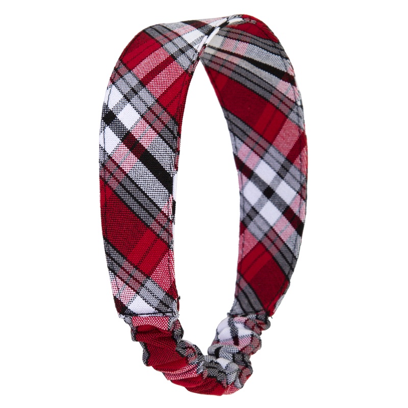 Elastic Back Headband|470 – McDonald Plaid
