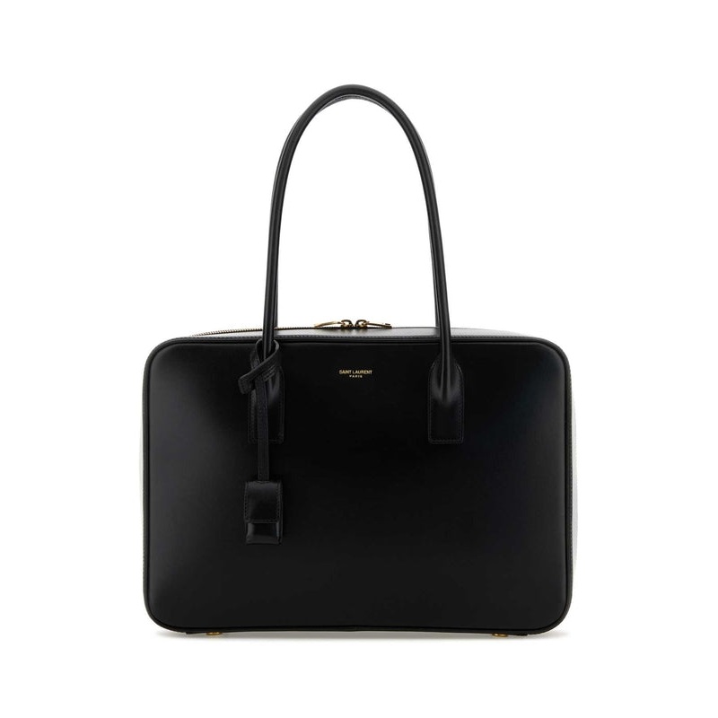 Medium Black Tote Bags|OS