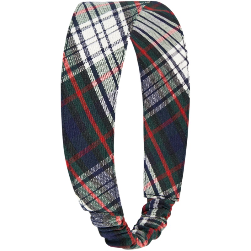 Elastic Back Headband|308 – Murphy Plaid