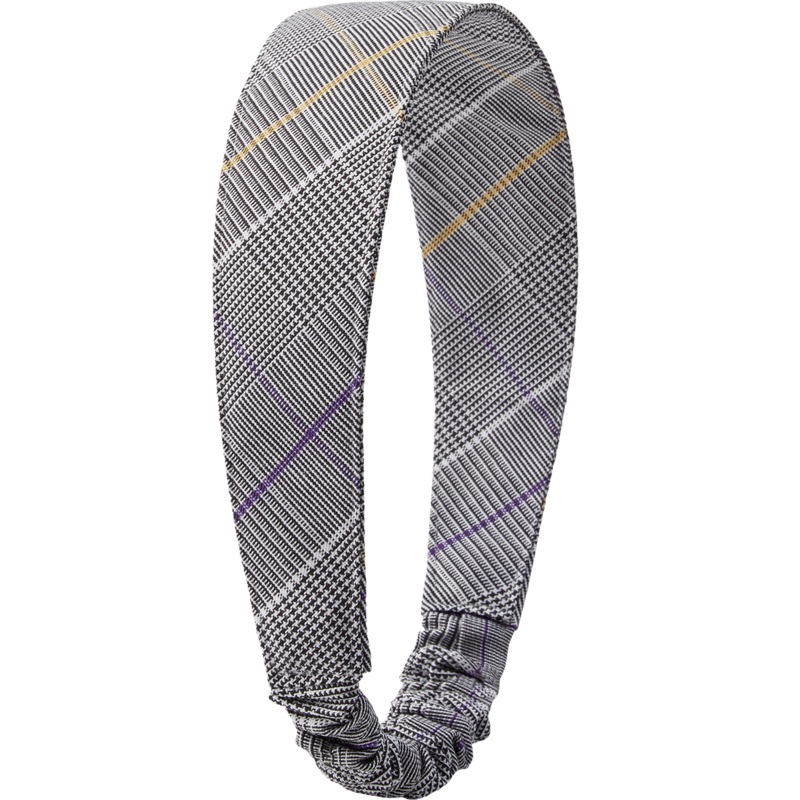 Elastic Back Headband|334 – Kinkaid Plaid
