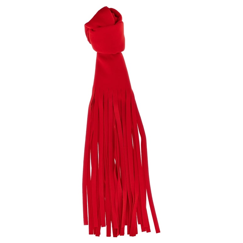 Sportmax Red Wool Mufflers|OS
