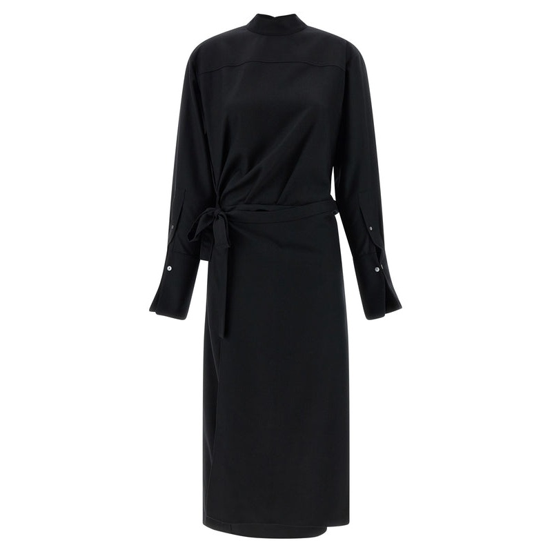 The Row Black Long Dress|2|4